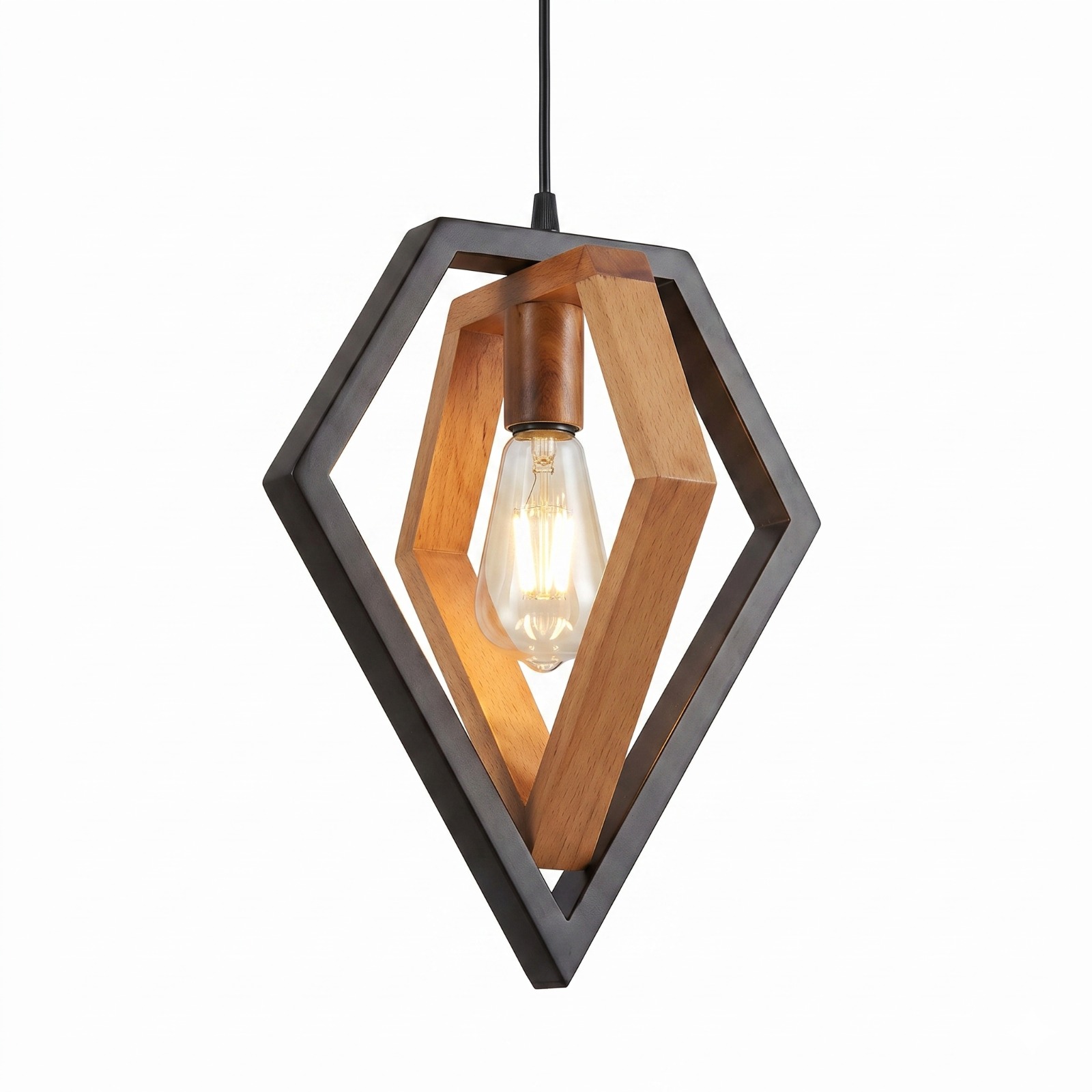 premium mahogany wooden wall lamp – e27 holder premium mahogany wooden wall lamp – e27 holder