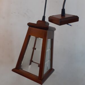 mahogany wall lamp